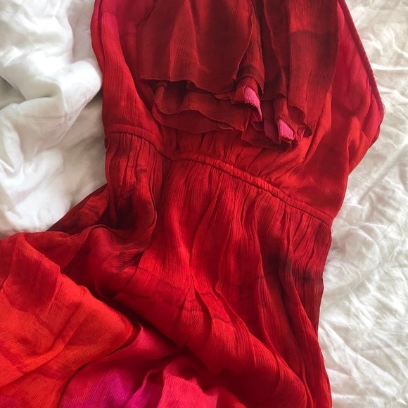 Tracy Reese Anthropologie Cascade Halter Sz 4 - Picture 2 of 6